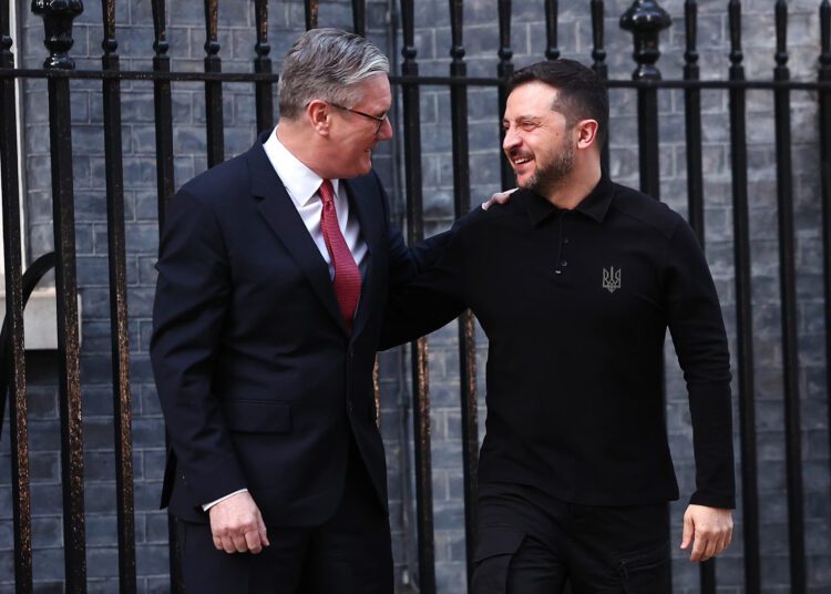 Prime Minister Keir Starmer and President Volodymyr Zelensky