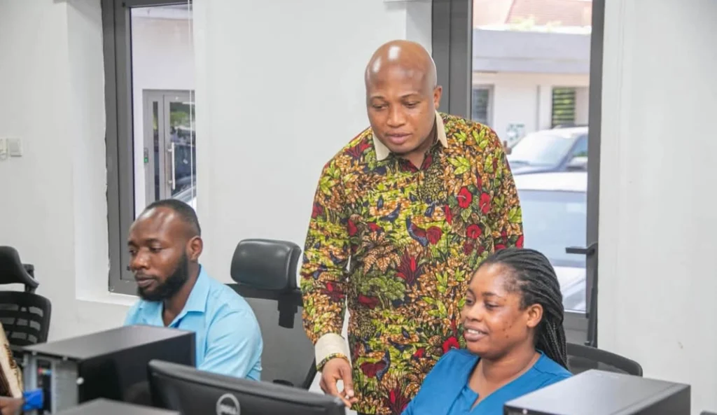 Ghana to Gain from New Chip-Embedded Passport Reforms 3 Ablakwa @Passport Office