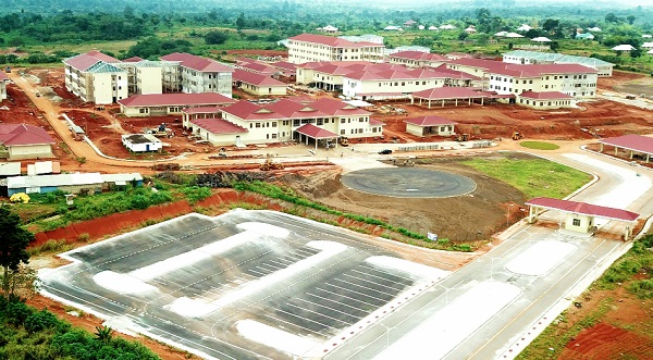Agenda 111: Ill-Conceived Health Infrastructure Gamble 3 Aerial view of Afari Hospital
