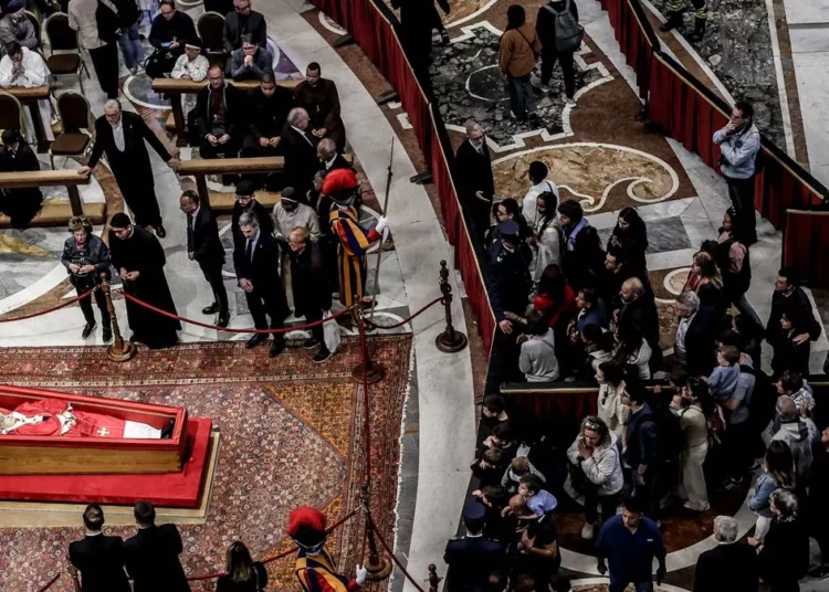 Vatican Readies For Pope Francis’ Funeral 1 Pilgrims and the faithful pay their respects to the late Pope Francis as Vatican Readies For Pope Francis’ Funeral