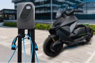 Electric scooter charging station e1745515208189