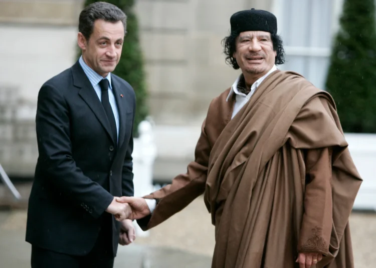 Sarkozy Faces Scrutiny Over Libya Ties Deal 1 Former President Nicolas Sarkozy and late Muammar Gadhafi