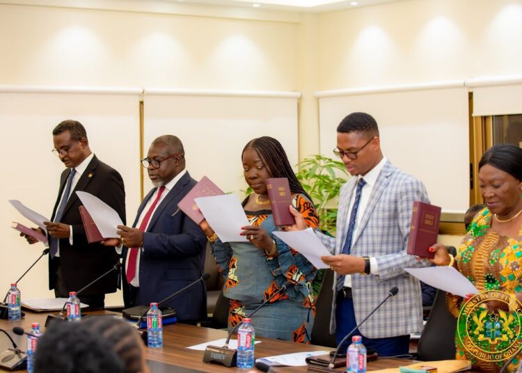 GRA Board Charged to Drive Aggressive Domestic Revenue Mobilisation 1 GRA BOARD