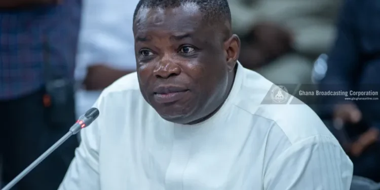 Hon. Governs Kwame Agbodza, the Minister for Roads and Highways