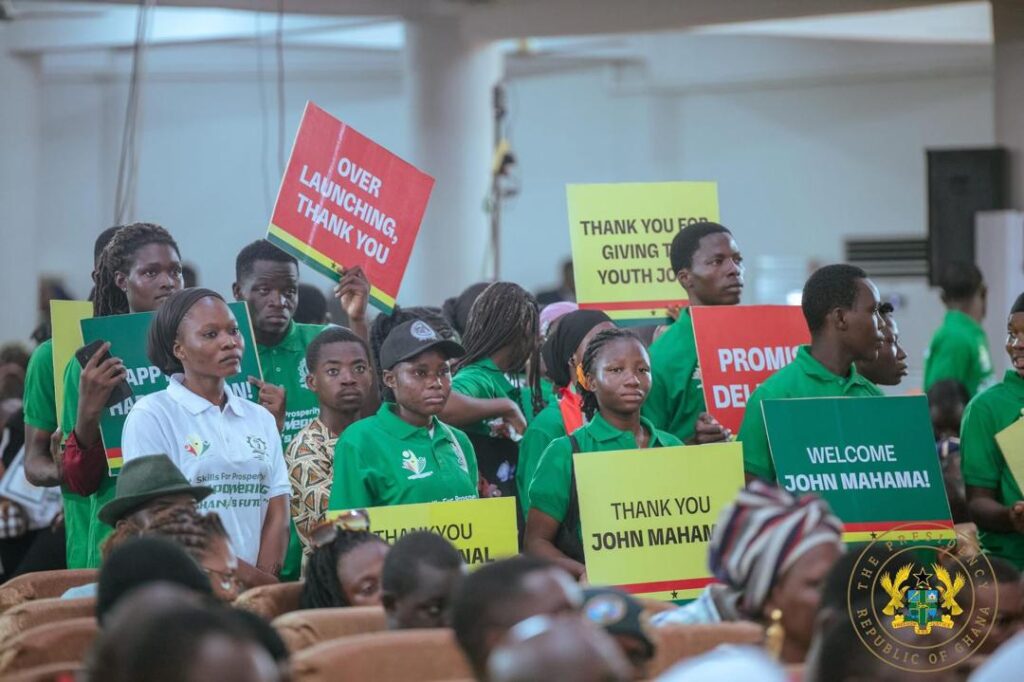 Scene from the launch of the National Apprenticeship Programme
