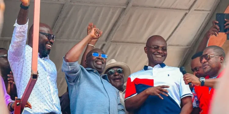 NPP’s Thank You Tour Rebuked, Party urged to Apologize 1 Former Vice President Dr Bawumia and former Assin Central MP Kennedy Agyapong, two leading figures of the opposition NPP at it Thank You Tour