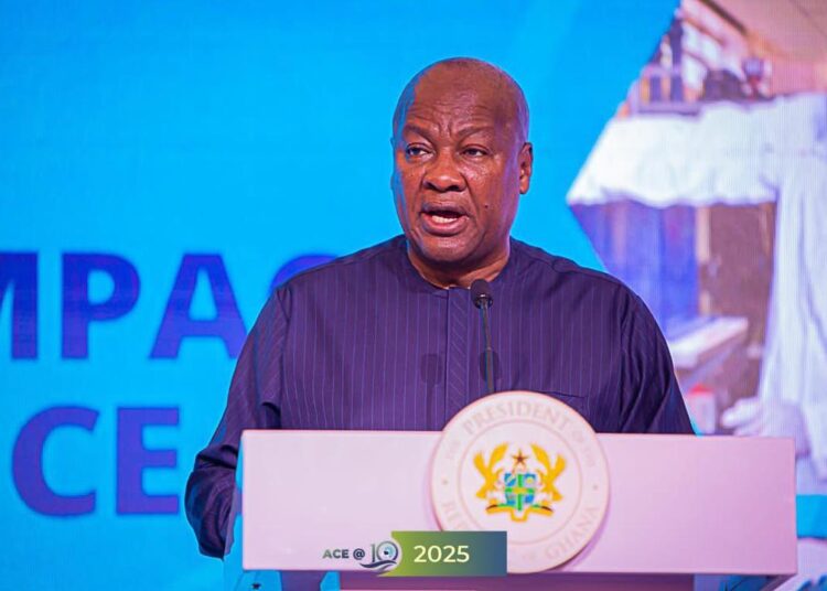 President Mahama Hails ACE at 10th Anniversary Celebration 1 HE President John Dramani Mahama