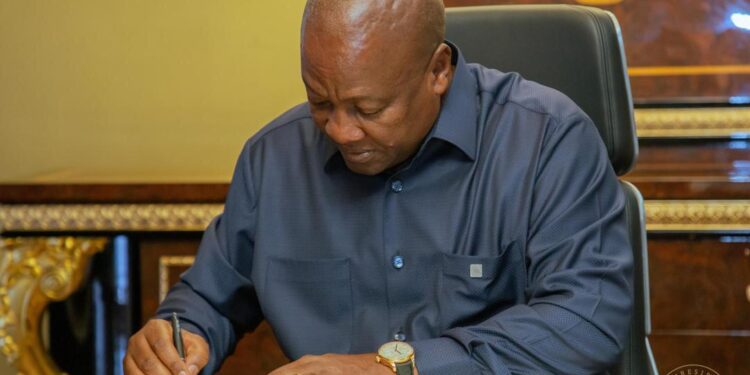 President Mahama Signs Bills Scrapping E-Levy, Betting Tax, Emissions Levy 1 HE President John Dramani Mahama