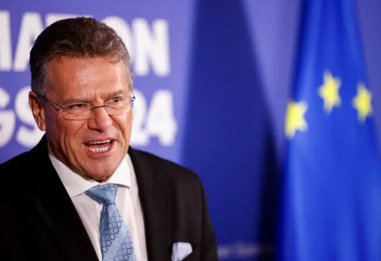 EU Trade Commissioner To Visit US For Trade Talks 1 EU Trade Commissioner, Maros Sefcovic.