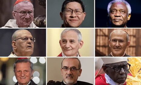 Cardinals To Meet In Preparation For Pope Francis’ Funeral 3 Potential candidates to succeed Pope Francis; Top, L-R: Pietro Parolin, Luis Antonio Tagle, Peter Turkson. Middle, L-R: Péter Erdő, Matteo Zuppi, José Tolentino Calaca de Mendonca. Bottom, L-R: Mario Grech, Pierbattista Pizzaballa, Robert Sarah.