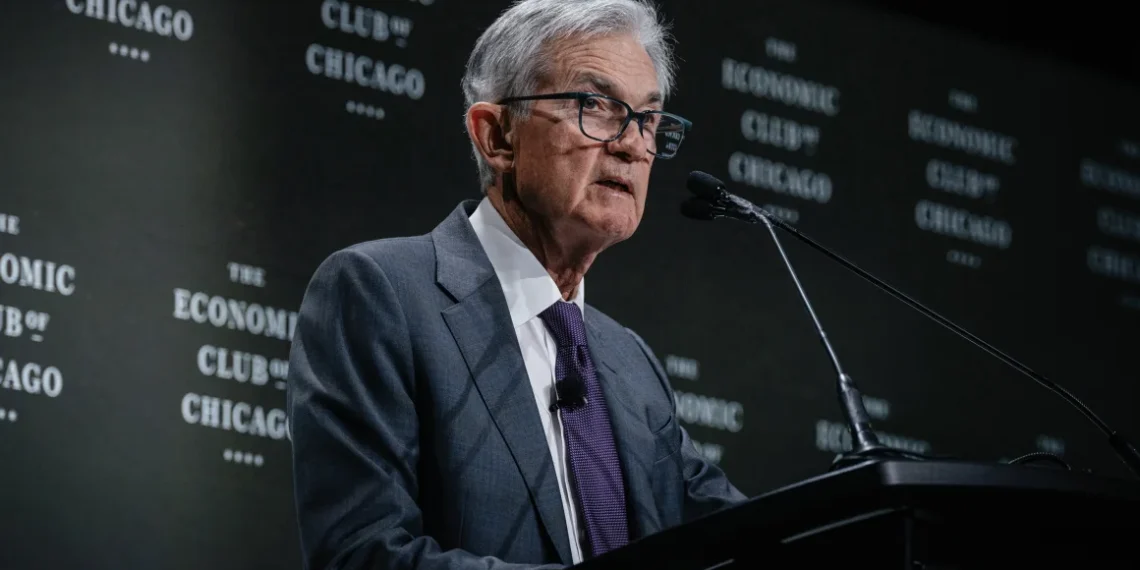Federal Reserve Chair Jerome Powell issued a stark warning about the US economy during an Economic Club of Chicago event in Chicago on April 16.