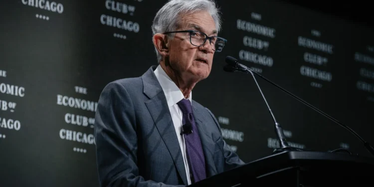 Federal Reserve Chair Jerome Powell issued a stark warning about the US economy during an Economic Club of Chicago event in Chicago on April 16.