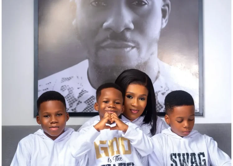 Junior Pope’s Wife Pays Tribute One Year After Death 1 The late Junior Pope's wife and children