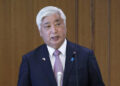 Japan’s Defense Minister, Gen Nakatani.