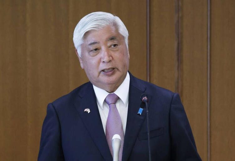 Japan’s Defense Minister, Gen Nakatani.
