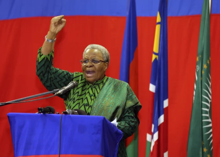 Namibian President Netumbo Nandi-Ndaitwah