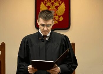 Supreme court judge Oleg Nefyodov delivers a verdict lifting Russia’s ban on the Taliban.