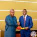President Mahama Swears In New Government Statistician 12 President John Dramani Mahama, Dr. Alhassan Iddrisu