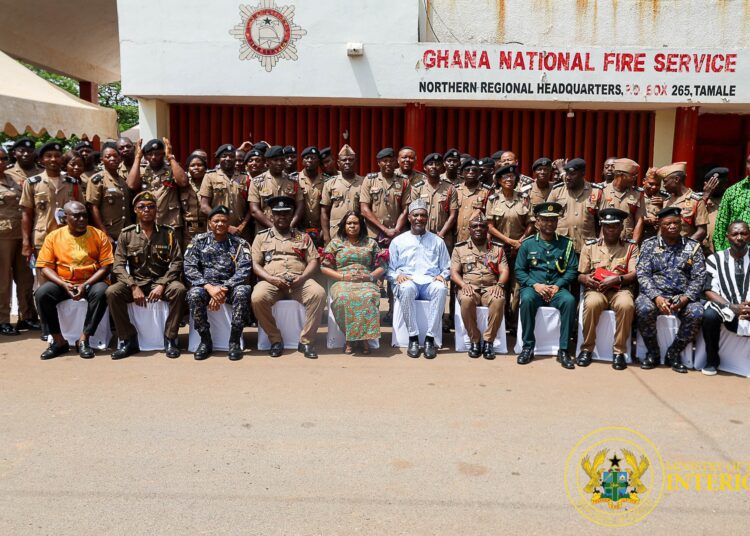 Hon. Muntaka Mohammed-Mubarak, Ghana National Fire Service, Tamale