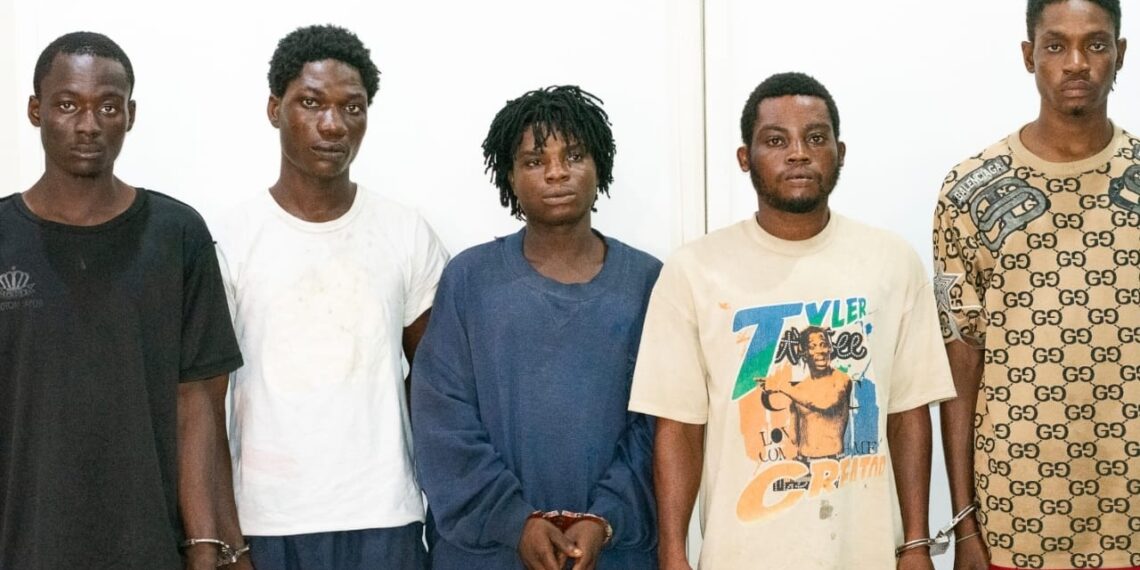Five-Man Accra Robbery Gang Convicted and Jailed, Police, Robbery
