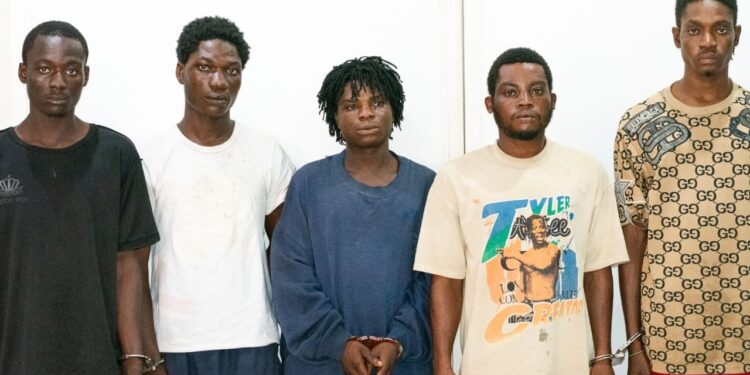 Five-Man Accra Robbery Gang Convicted and Jailed 1 Five-Man Accra Robbery Gang Convicted and Jailed, Police, Robbery