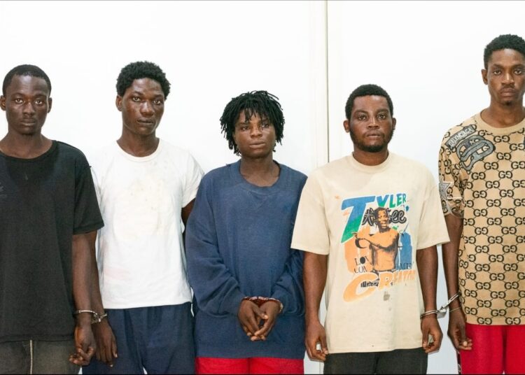 Five-Man Accra Robbery Gang Convicted and Jailed 1 Five-Man Accra Robbery Gang Convicted and Jailed, Police, Robbery