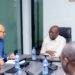 Dr Cassiel Ato Forson, Ghana’s Finance Minister, in a meeting with Jeremy Awori, Group CEO of Ecobank