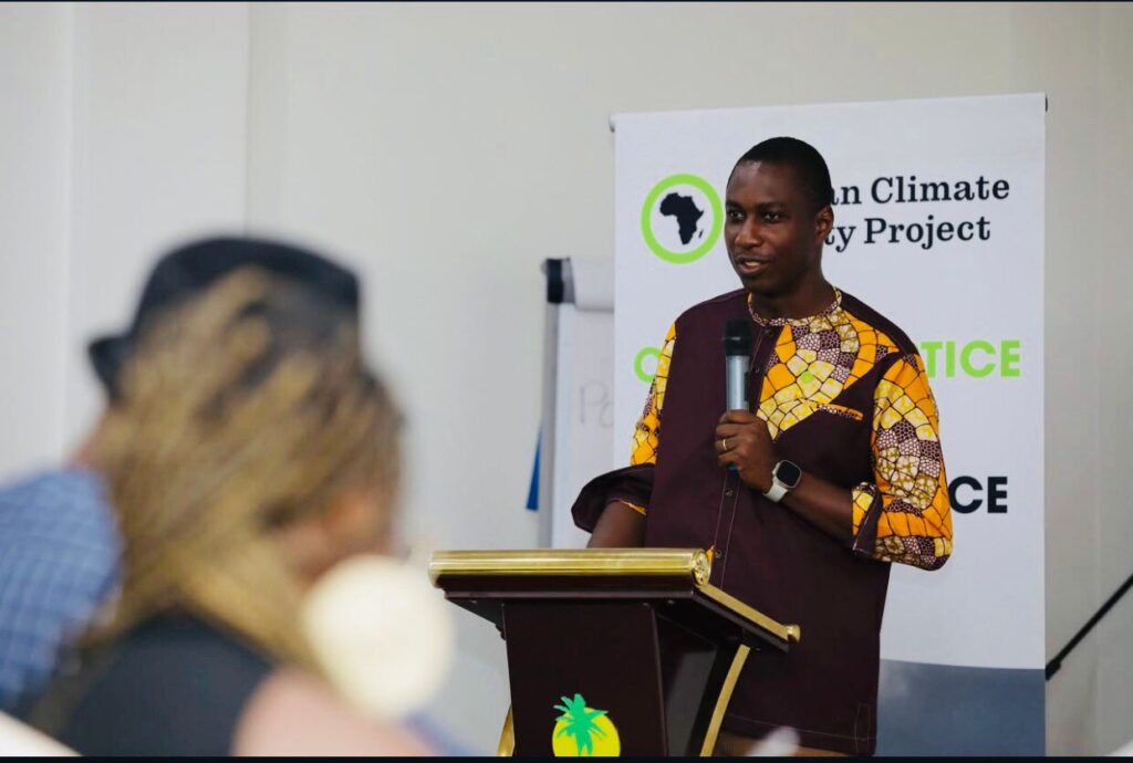 AfDB Mechanisms Training Empowers West African Climate Advocates 4 Chibeze Ezekiel climate Advocate