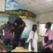 A group of Ga Traditional Youth seizing a church's equipment for alledgedly flouting noise ban