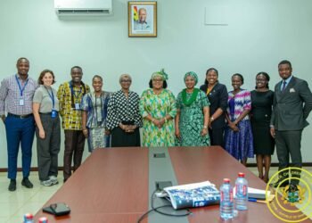 Madam Fatou Diallo Ndiaye, Hon. Dr. Agnes Naa Momo Lartey, Ministry, IOM