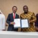 Ghana, UAE Forge Partnership to Drive Digital Transformation, Job Creation 14 Ghana’s Minister for Communication, Digital Technology, and Innovations, Hon. Samuel Nartey George and H.E. Sultan Ahmed Bin Sulayem, Group Chairman and CEO of DP World and Chairman of PCFC signing the MOU
