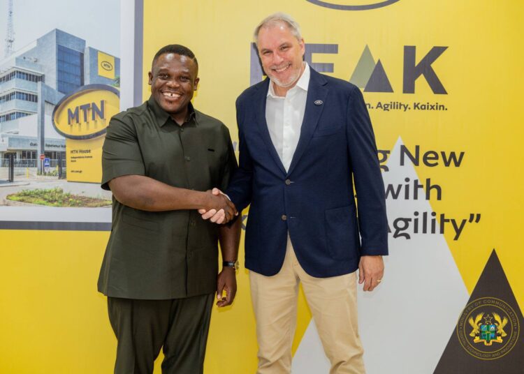 Communications Minister Rallies MTN to Support Digital Ecosystem Reforms 1 MCDTI @MTN