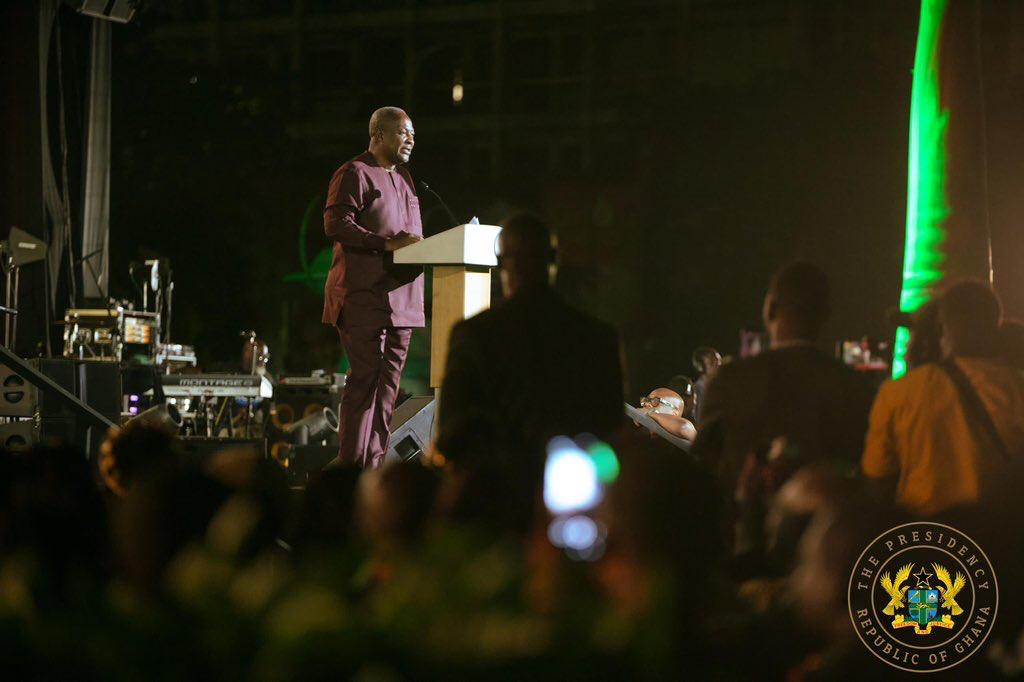 President Mahama @Black Star Experience