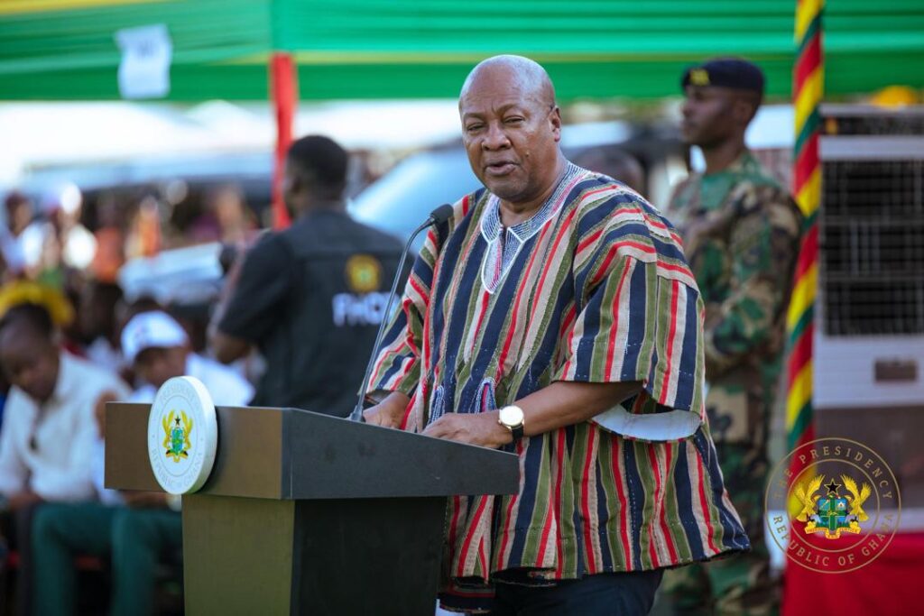 HE president John Dramani Mahama