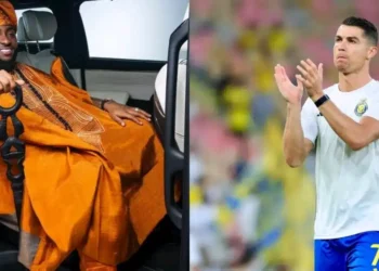 Davido and Christiano Ronaldo