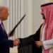 US, Saudi Arabia Ink $142bn Defense Sales Agreement 13 Donald Trump and Saudi Crown Prince Mohammed bin Salman shake hands as US, Saudi Arabia Ink $142bn Defense Sales Agreement