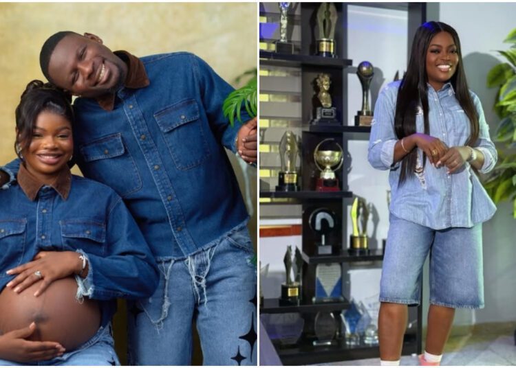 Kamo State Hails Funke Akindele 1 Kamo State with his wife and Funke Akindele