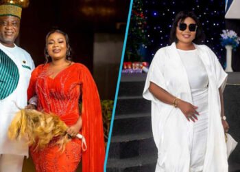 Hopeson Adorye and his wife, Empress Gifty