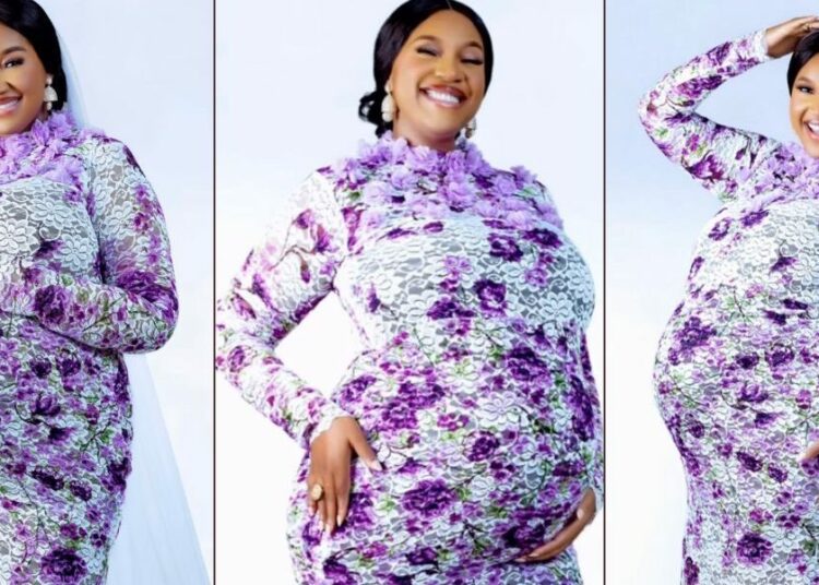 Yul Edochie Shares Maternity Shoot of Wife 1 Judy Austin, the second wife of Yul Edochie