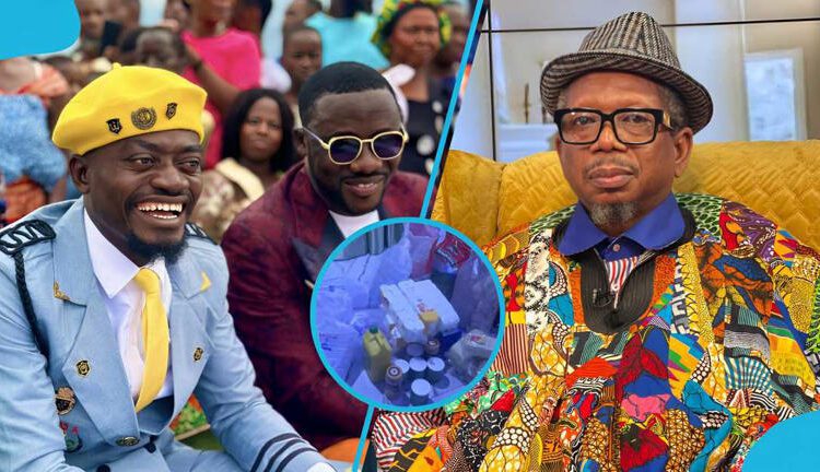 Lil Win Donates To Ailing Actor Kwaku Twumasi 1 Lil Win and Kwaku Twumasi