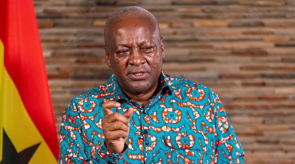 President Mahama Bans Foreign Movies from Presidential Jet