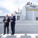 Starmer Courts Norway With Frigate Sales Pitch 12 Sir Keir Starmer (left) meets Norwegian Prime Minister Jonas Gahr Store on the Norwegian coastguard vessel Jan Mayen in Oslo