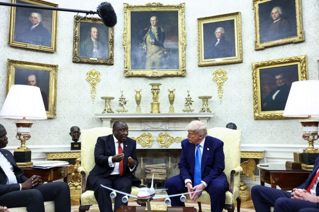 "White Genocide" In South Africa Overshadow Trump-Ramaphosa Talks 2 trump ramaphosa