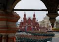Military parade on Victory Day, marking the 80th anniversary of the victory over Nazi Germany in World War Two, in Red Square in central Moscow, Russia.