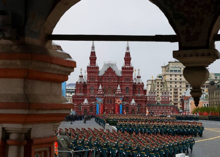 Russia Marks 80th Anniversary Of Nazi Defeat With Victory Day Parade 1 Military parade on Victory Day, marking the 80th anniversary of the victory over Nazi Germany in World War Two, in Red Square in central Moscow, Russia.