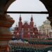 Military parade on Victory Day, marking the 80th anniversary of the victory over Nazi Germany in World War Two, in Red Square in central Moscow, Russia.