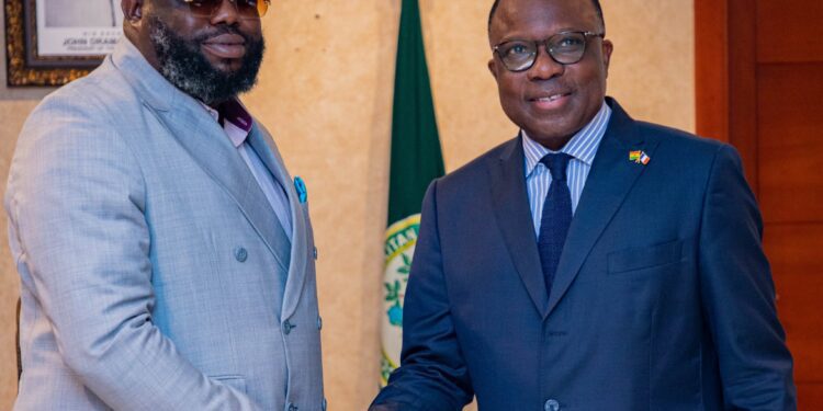 Michael Kpakpo Allotey, Mayor Of Accra, Jules-Armand Aniambossou, French Ambassador, Accra, AMA