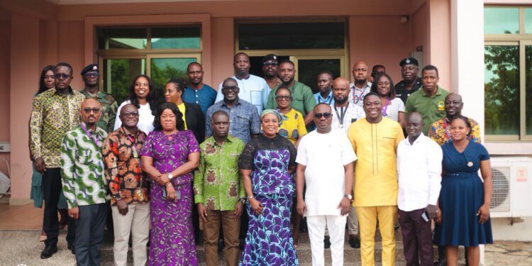 Eastern Regional Minister Urges Action on Volta Lake Preparedness 1 Hon. Rita Akosua Adjei Awatey, Eastern Regional Minister, With VRA Delegates, Preparedness, Volta