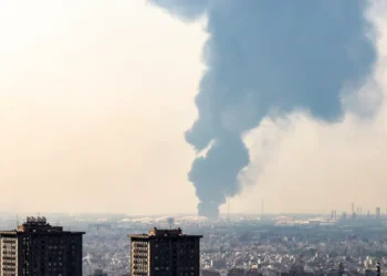 Israeli Attacks On Iran Persist For Third Day 4 A plume of heavy smoke rises over an oil refinery in southern Tehran, after it was hit in an overnight Israeli attack, on June 15, 2025.