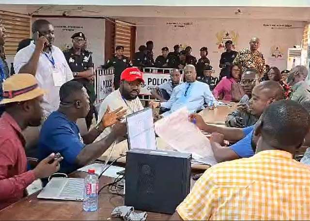 EC Commits to Finalising Ablekuma North Parliamentary Results 3 Ablekuma north collation jan 8